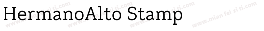 HermanoAlto Stamp字体转换
